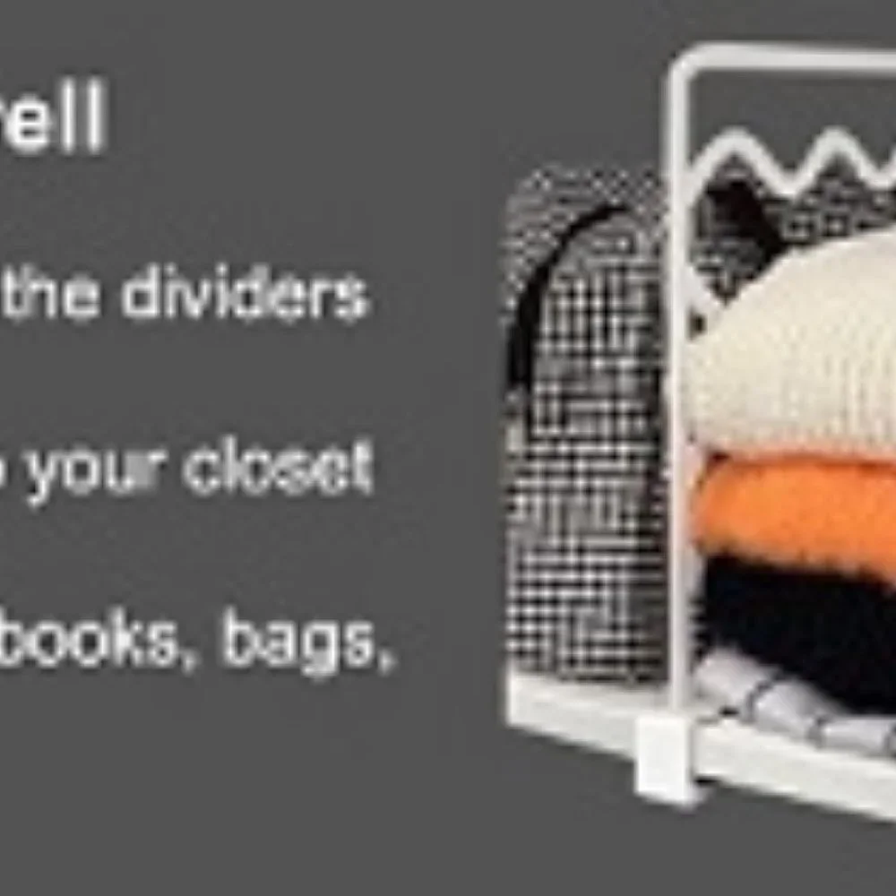 4 Adjustable Shelf Dividers for Closets, kitchens, books *GRAY 4 sale * see pics